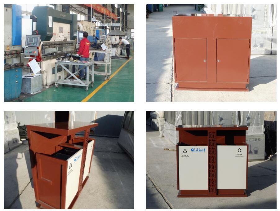 不銹鋼烤漆垃圾桶